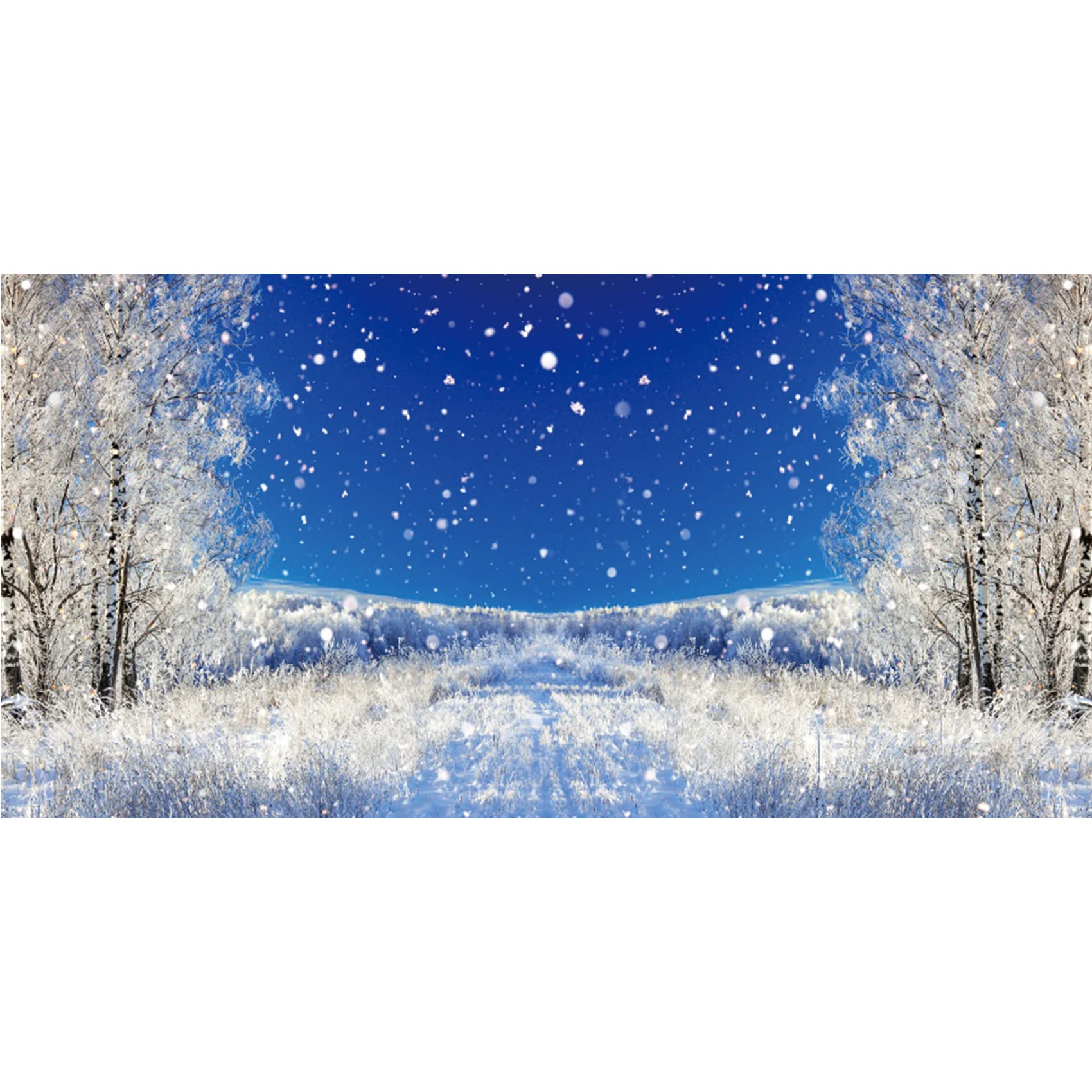 Amazon.com : LFEEY 20x10ft Dreamy Forest Snowflake Background